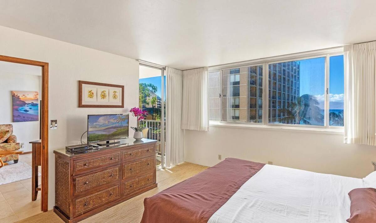 Stunning 1 Bedroom With Ocean And Island Views ~ Sleeps 4 ~ Royal Kahana 514 Luaran gambar